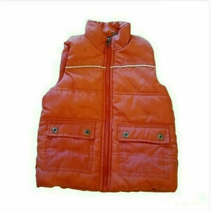 Calvin Klein Kids Orange Puffer Vest Coat 4T